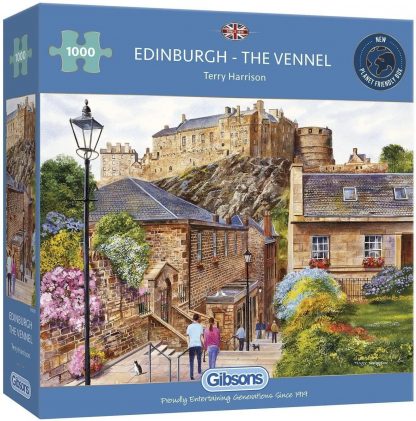 Edinburgh The Vennel 1000 piece Jigsaw by Gibsons