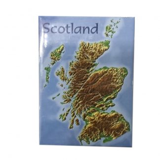 Scotland Map Magnet by Lyrical Scotland
