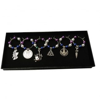 Wine Glass Charms  - Scottish by Craftilydunn