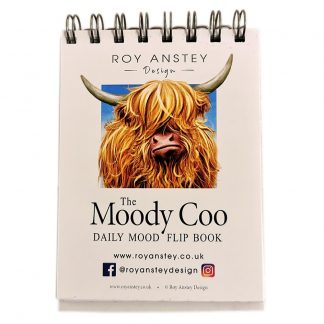 Moody Cow Flip Book by Roy Anstey Designs
