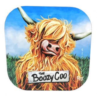 The Boozy Coo Moody Coaster by Roy Anstey Designs