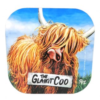 The Glaikit Coo Moody Coaster by Roy Anstey Designs