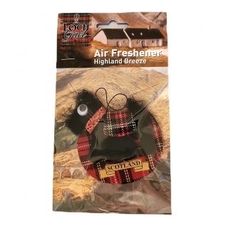 Scottie Dog Air Freshener Black by Loch Gael