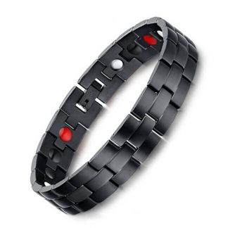 Men's Magnetic Stainless Steel Bracelet (MSB08) by Pure by Coppercraft