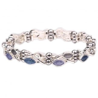Blue Hematite Magnetic Bracelet 3492 (MHB12) by Pure by Coppercraft