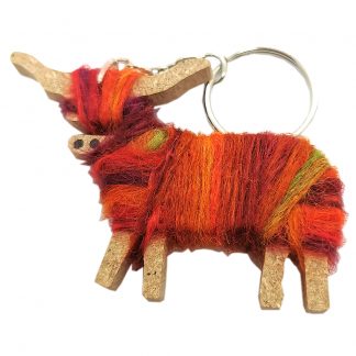 Highland Cow Isla Key Ring by Hairy Coo