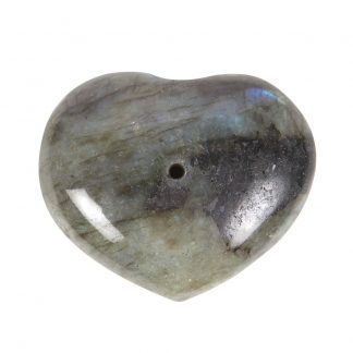 Labradorite Crystal Heart Incense Stick Holder