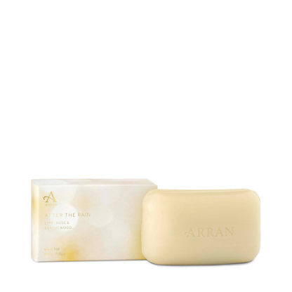 Lilypond Linlithgow Gifts Arran Sense of Scotland 200g After the Rain soap bar wee mindin