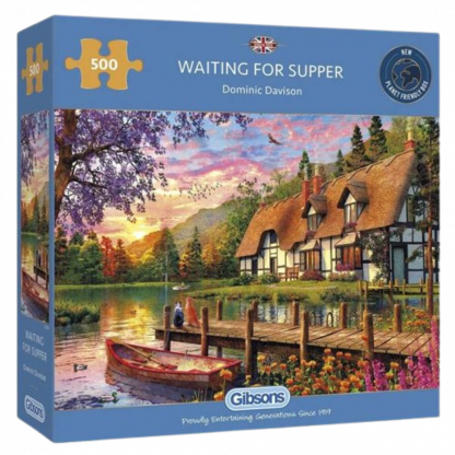 Gift mindin jigsaw birthday christmas Waiting for Supper Gibsons