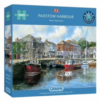 Gift mindin jigsaw birthday christmas Padstow Harbour Gibsons Lilypond Crafts Gifts