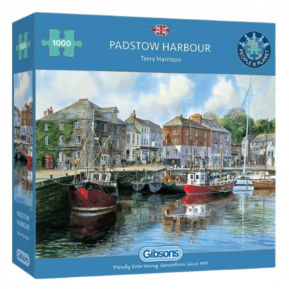 Gift mindin jigsaw birthday christmas Padstow Harbour Gibsons Lilypond Crafts Gifts