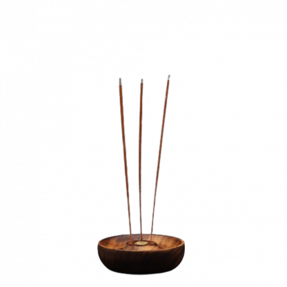 lilypond linlithgow gift incense cone stick holder burner mango wood home fragrance