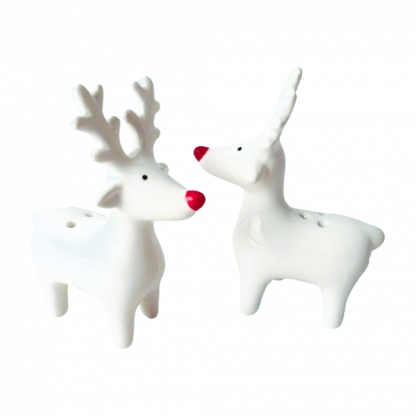lilypond gift mindin linithgow, Christmas, Salt, Pepper, Cruet, Reindeer, Ceramic, Giftware Trading