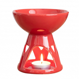Lilypond, Craft, Gift, Mindin, Linlithgow, melt burner, oil burner, red, deep