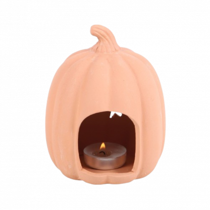 Lilypond, Craft, Gift, Mindin, Linlithgow, pumkin, witch, halloween, tealight holder, terracotta