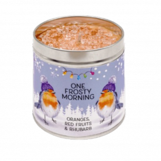 Lilypond, Crafts, Gifts, Mindin, Linlithgow, Christmas, Best Kept Secrets, Tinned Candle, Frosty Morning, Orange, Wild Berries, Rhubarb