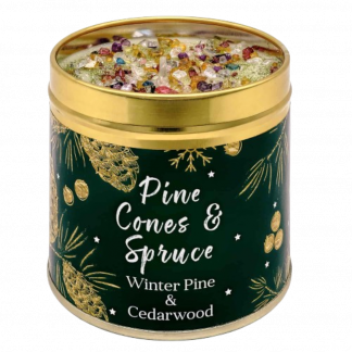 Lilypond, Crafts, Gifts, Mindin, Linlithgow, Christmas, Best Kept Secrets, Tinned Candle, Pine Cones, Spruce