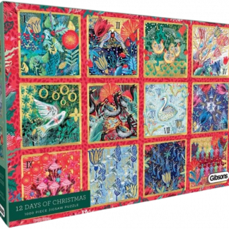 Lilypond, Crafts, Gifts, Mindin, Linlithgow, Jigsaw, 12 days of Christmas, Gibsons, 1000 piece, Christmas